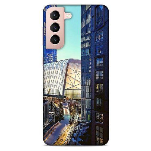 Lopard Samsung Galaxy S21 Uyumlu Kılıf Dünya Mimarisi (45) Back Cover