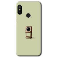 Potkal Hediye Fabrikası Xiaomi Mi Max 3 Kılıf HD Desen Baskılı Arka Kapak - Retro-TV