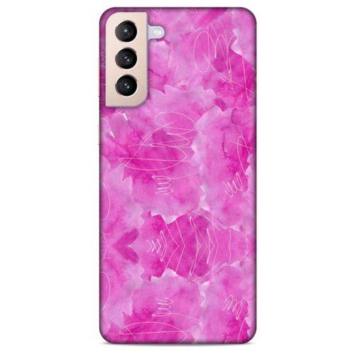 Samsung Galaxy S21 Plus Uyumlu Kılıf Pembe Delisi (41) Tank Kılıf Yazılı