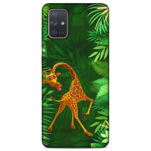 Lopard Samsung Galaxy A71 Uyumlu Kılıf GameX (38) Neo Hybrid Kılıf Zürafa