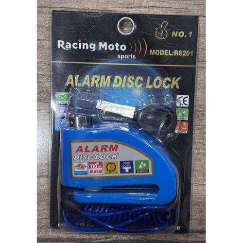 Disk Kilidi Mavi - Alarmlı - Hatırlatıcı Kablolu