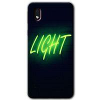 Samsung Galaxy A01 Core Kılıf HD Desen Baskılı Arka Kapak - Neon İnscription