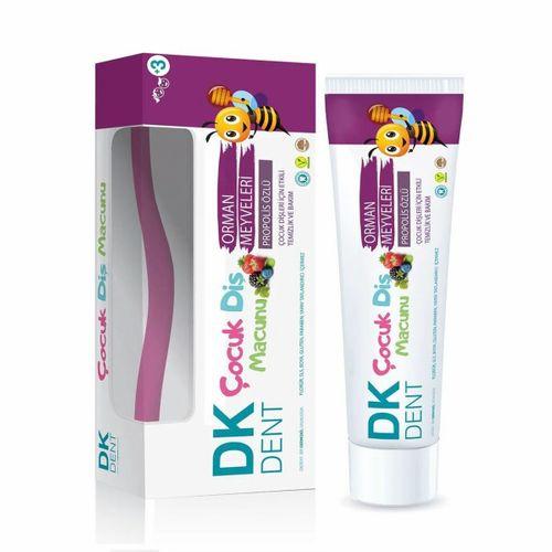 Dermokil DK Dent Orman Meyveleri Aromalı ve Propolis Özlü Çocuk Diş Macunu 50 ML + Diş Fırçası