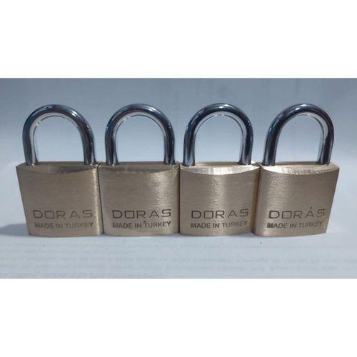 Ersa Doras 30 Mm 4 lü Sarı Pas Sistem Asma Kilit