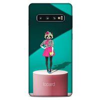 Samsung Galaxy S10 Kılıf FunnyMaX (10) Full Koruma Kılıfı Yeşil Pembe