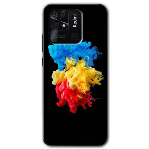 Redmi 10C Kılıf HD Desen Baskılı Arka Kapak - Black 1