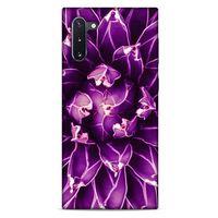 Lopard Samsung Galaxy Note 10 Uyumlu Kılıf Bahar (12) Koruyucu Silikon Mor