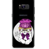 Zoologix (83) Samsung Galaxy S8 Şeffaf Kılıf Silikon Desenli