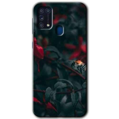 Potkal Hediye Fabrikası Samsung Galaxy M31 Kılıf HD Desen Baskılı Arka Kapak - Avcı Arı