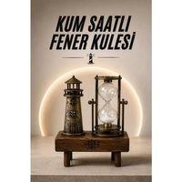 Eyfel Kulesi Ve Deniz Feneri Dekoratif Masa Biblosu Hediyelik