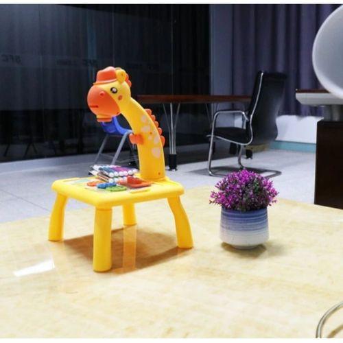 Zürafa Tasarımlı Projeksiyonlu Boyama Tahtası