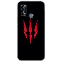 İnfinix Hot 9 Play Kılıf HD Desen Baskılı Arka Kapak - Ayı Pençesi