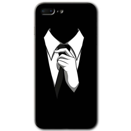 iPhone 7 Plus Kılıf HD Desen Baskılı Arka Kapak - Smokin