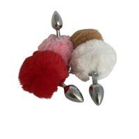 Tavşan kuyruklu Renkli Anal Plug