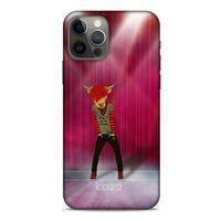 Apple iPhone 12 Pro Kılıf FunnyMaX (27) Tasarımlı Kılıf Fuşya