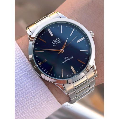 Q&Q Çelik Kordon 2 Yıl Garantili 3 Atm Suya Dayanıklı Erkek Kol Saati QQ.E2001.A2