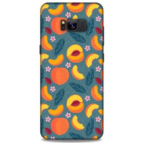 Frutix Şeftali 01 Samsung Galaxy S8 Plus Kılıf Desenli Silikon
