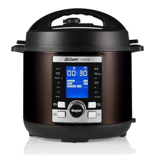 Arzum AR2055 Chefim Siyah Çok Amaçlı Basınçlı Pişirici