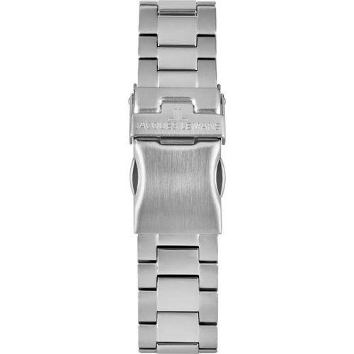 Jacques Lemans JL.BVB-06 Quartz Çelik Gri Siyah Kadran 10 ATM 42 mm Erkek Kol Saati