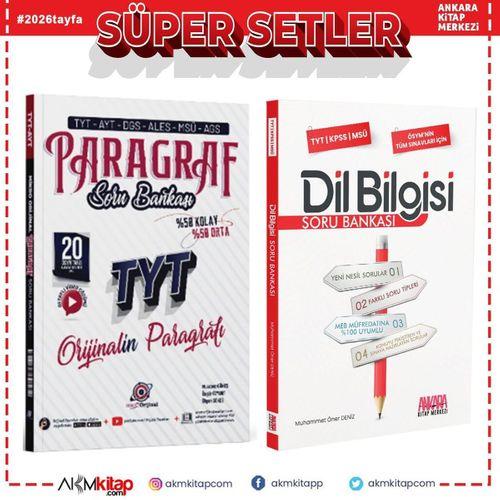Orijinal Yayınları TYT Paragraf Mikro ve AKM Dil Bilgisi Soru Bankası Seti 2 Kitap