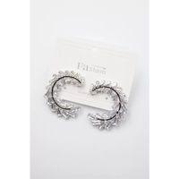 Zirkon Taşlı Küpe - Gümüş