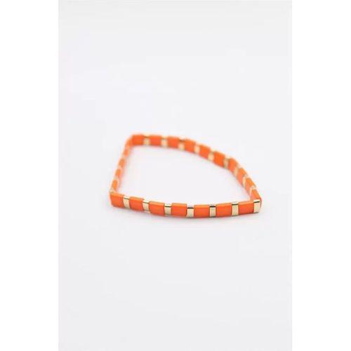 Lastikli Bileklik - Turuncu