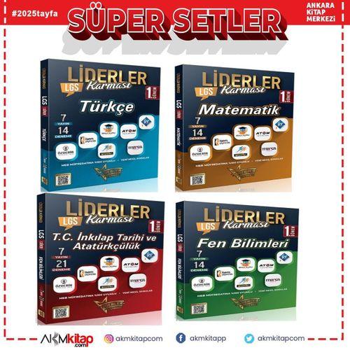 Liderler Karması 8.Sınıf LGS 1.Dönem Deneme Seti 4 Kitap