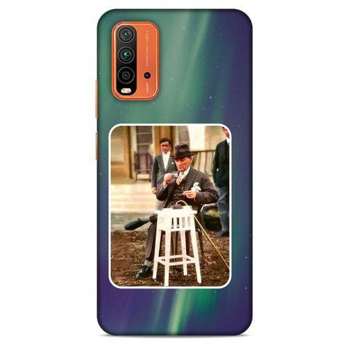 Lopard Xiaomi Redmi 9T Uyumlu Kılıf Atatürk (21) Koruyucu Kapak
