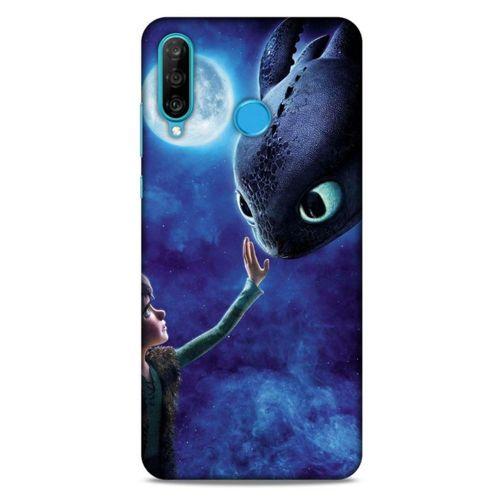 Huawei P30 Lite Kılıf Dragons (40) Fit Silikon Kılıf Ejderha Takım Yıldızı