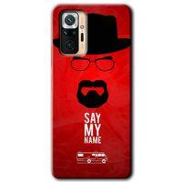Xiaomi Redmi Note 10 Pro Kılıf HD Desen Baskılı Arka Kapak + Temperli Cam - Say My Name