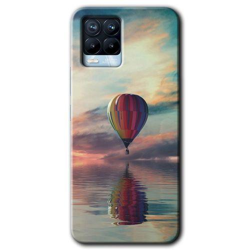 MRCİLETİSİM Realme 8 Pro Kılıf HD Desen Baskılı Arka Kapak + Temperli Cam - Zeplin