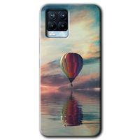 MRCİLETİSİM Realme 8 Pro Kılıf HD Desen Baskılı Arka Kapak + Temperli Cam - Zeplin