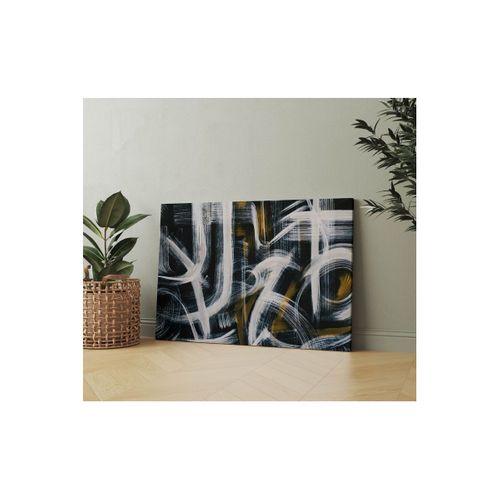 Hipster Sanat Grafiti Duvarı Dekoratif Yatay Kanvas Tablo