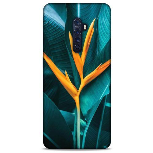 Lopard Oppo Reno 2 Uyumlu Kılıf Bahar (24) Darbe Emici Kılıf Turuncu