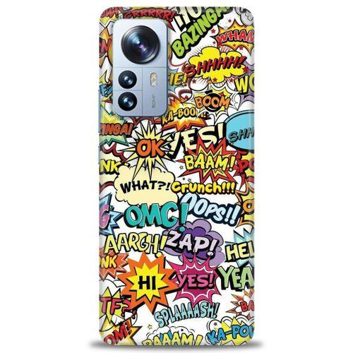 Xiaomi Mi 12 Lite Kılıf HD Baskılı Kılıf - Bang + Tam Ekran Koruyucu