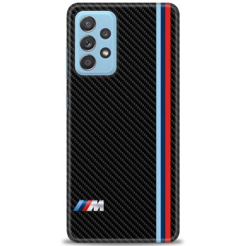 Samsung Galaxy A52 Kılıf HD Baskılı Kılıf - BMW + Tam Ekran Koruyucu