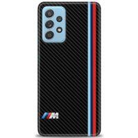 Samsung Galaxy A52 Kılıf HD Baskılı Kılıf - BMW + Tam Ekran Koruyucu