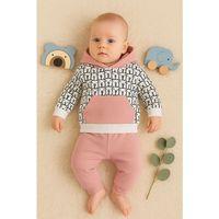 Minik Ayıcıklar Desenli 2'li % 100 Pamuk Kız Bebek Takımı
