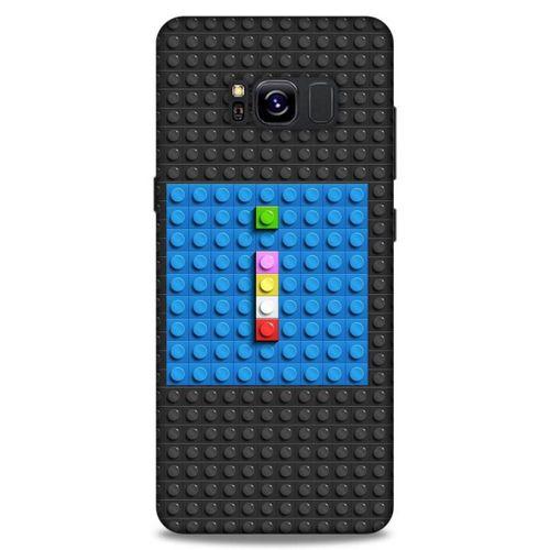 Lopard Samsung Galaxy S8 Uyumlu Kılıf BloX (20) Koruyucu Kılıf İ Harfi
