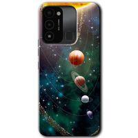 Tecno Spark 8C Kılıf HD Desen Baskılı Arka Kapak - Cosmos