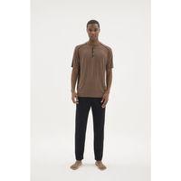 Kocabey Kkt-26153 Erkek Midi Yaka Pijama Takımı