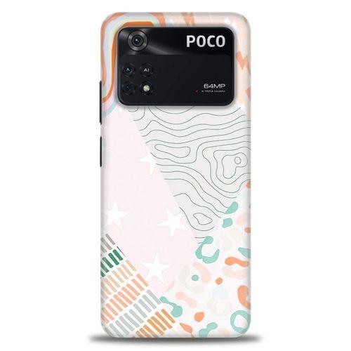 Xiaomi Poco M4 Pro 4G Kılıf HD Baskılı Kılıf - Çok Renkli + Tam Ekran Koruyucu