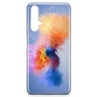 Honor View 20 Kılıf Color Splash Arka Kapak Koruma Desenli Full Koruyucu
