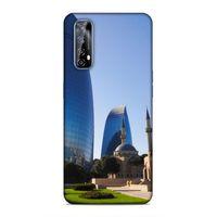 Huawei P Smart 2021 Uyumlu Kılıf Azarbaijan (37) Silicone Cover Kule ve Camii