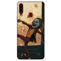 Samsung Galaxy A20s Uyumlu Kılıf Joker (47) Crystal Flex Kılıf Haki