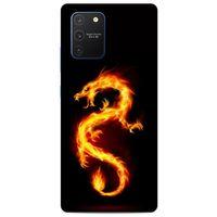 Samsung Galaxy S10 Lite Kılıf Dragons (26) Tpu Silikon Kılıf Tatoo Ateş Ejderhası