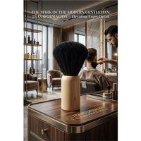 Profesyonel Ahşap Saplı Berber Ense Fırçası - Lüks Seri 722961