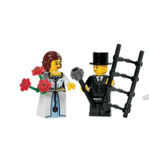 Lego Minifigür Suit Black, Top Hat, Black Legs, Black Eyebrows twn133a/twn132