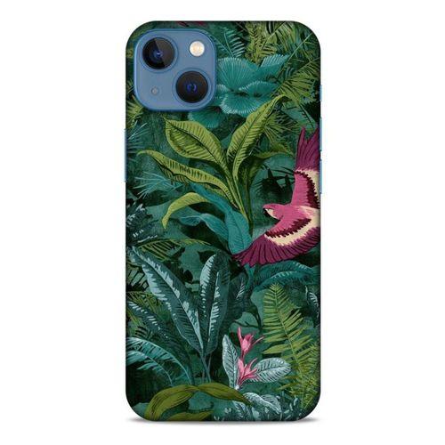 Apple iPhone 13 Mini Uyumlu Kılıf Yeşil Delisi (30) Silicone Case Cami Yeşili