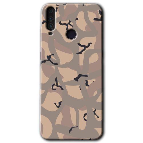 MRCİLETİSİM General Mobile GM 10 Kılıf HD Desen Baskılı Arka Kapak + Temperli Cam - Kamuflaj 6